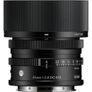 Sigma 45mm f/2.8 DG Contemporary Lens (L-Mount, Black)