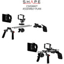 SHAPE Shoulder Mount Matte Box Follow Focus for Canon C50