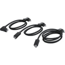 Blackmagic Design Set of 3 Locking USB Cables for URSA Cine EVF Cameras