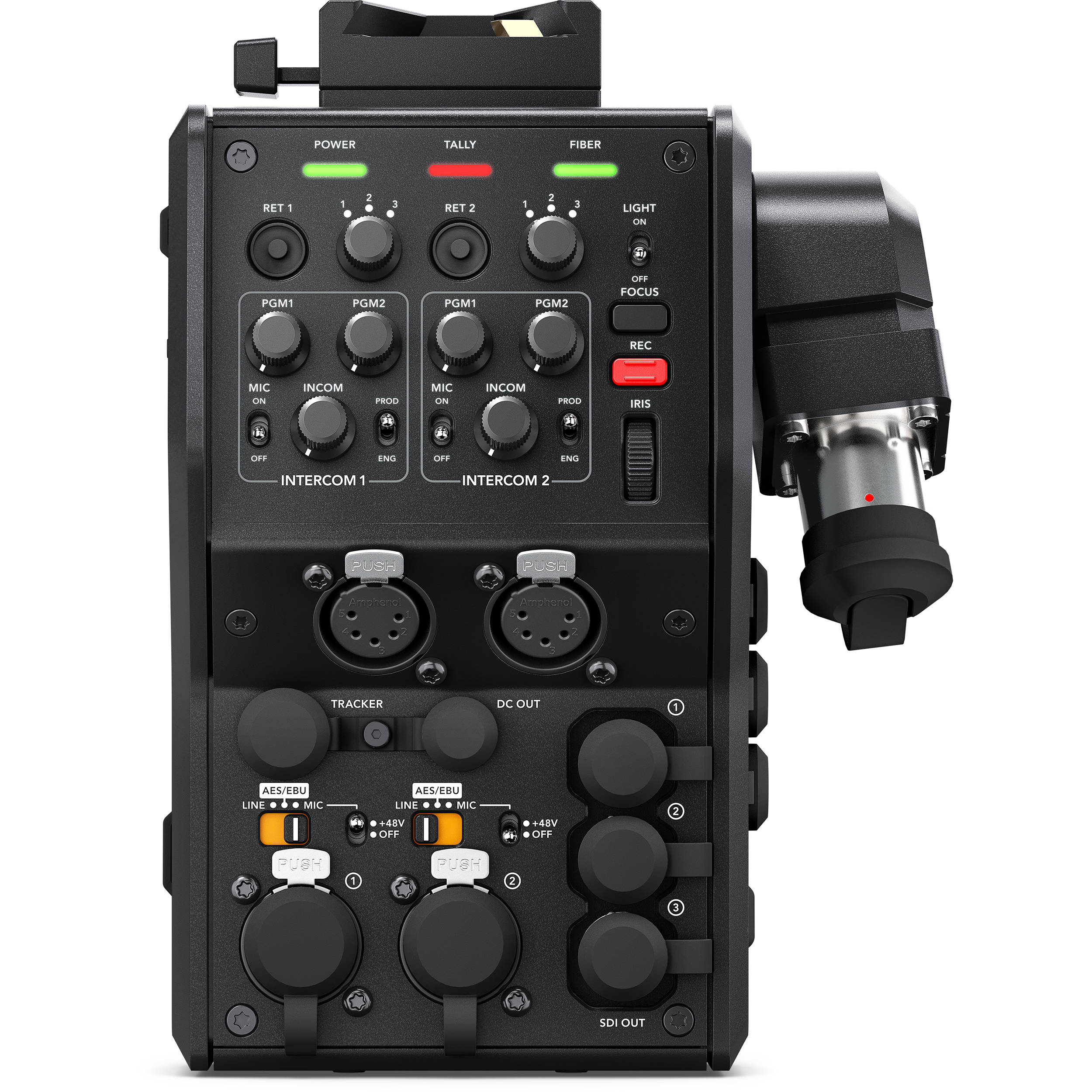 Blackmagic Design Ursa Broadcast caméra Convertisseur de fibres