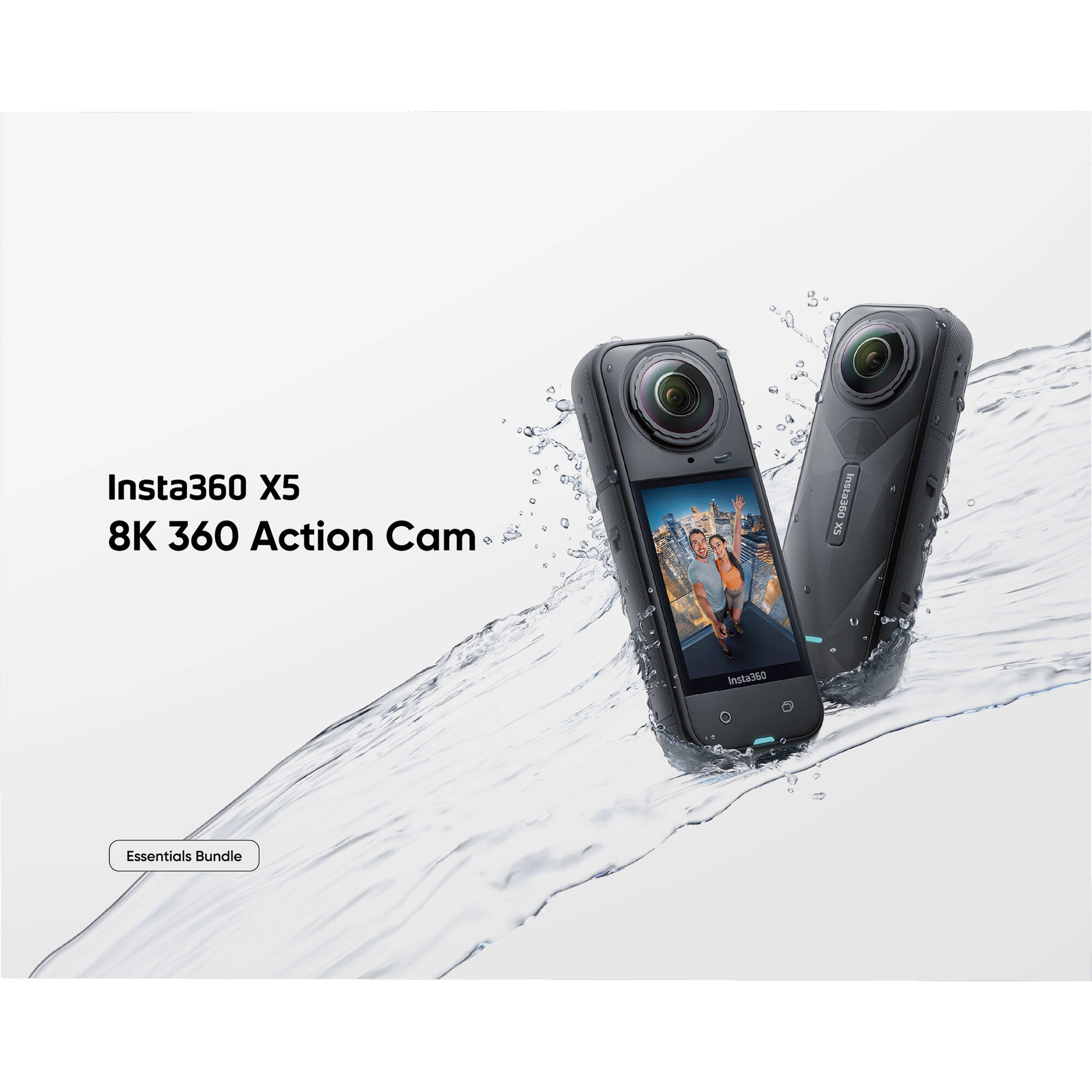 Insta360 X5 360 Action Camera Essentials Bundle