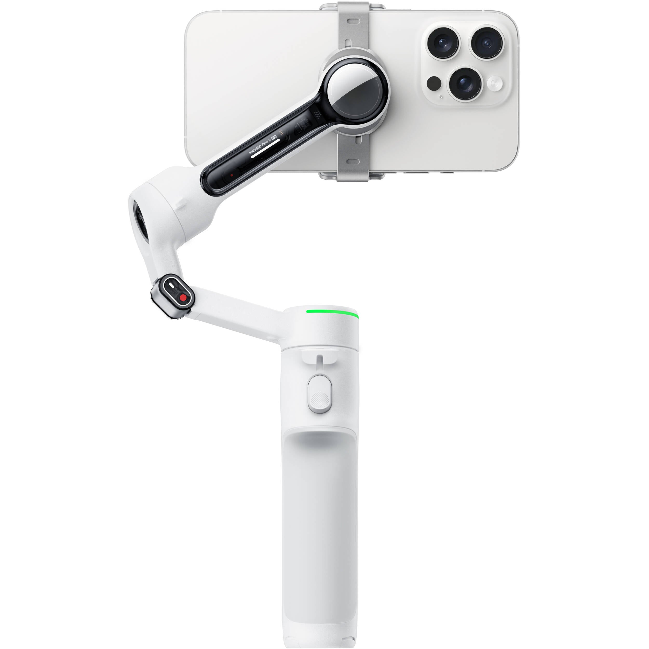 美品　insta 360 flow 2 pro スタビライザー ホワイト Insta360 Flow 2 Pro Smartphone Gimbal Stabilizer (White)