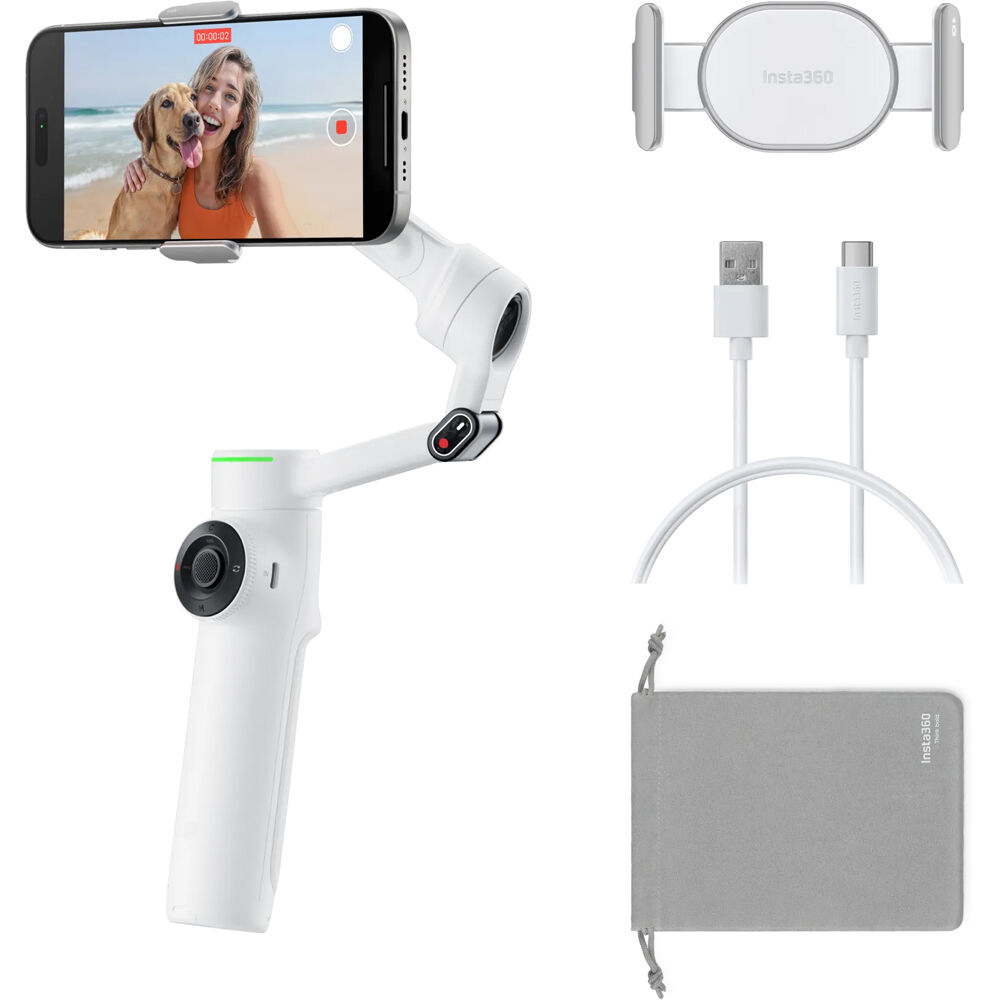 Insta360 Flow 2 Pro Smartphone Gimbal (Gray) | ExcellentPhoto.ca