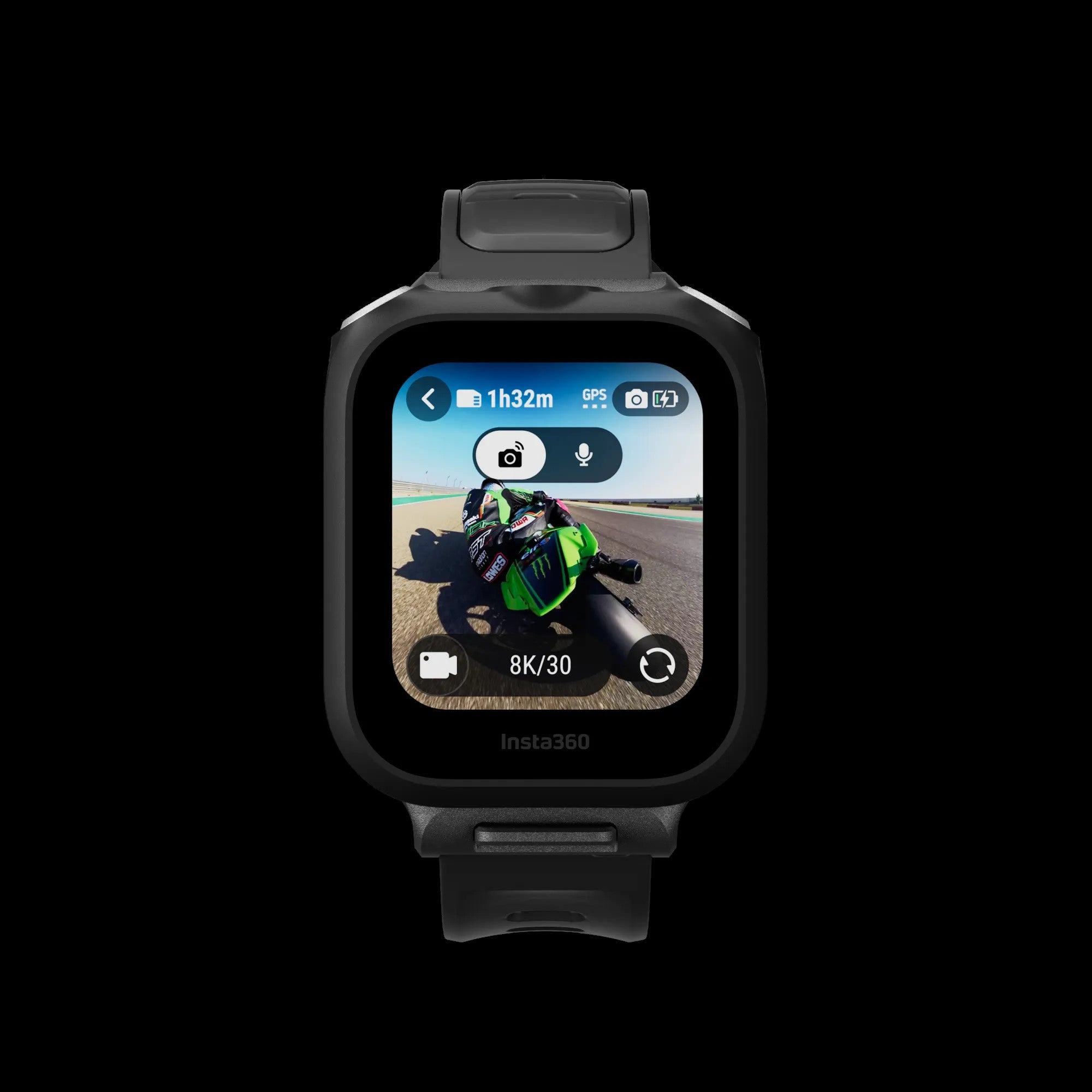 Télécommande de prévisualisation GPS Insta360 avec micro intégré