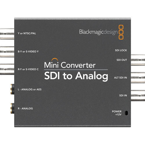 Blackmagic Design Mini Converter - SDI à analogique avec une alimentation 12V