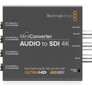 Blackmagic Design Mini Converter - Audio vers SDI 4K avec alimentation 12V