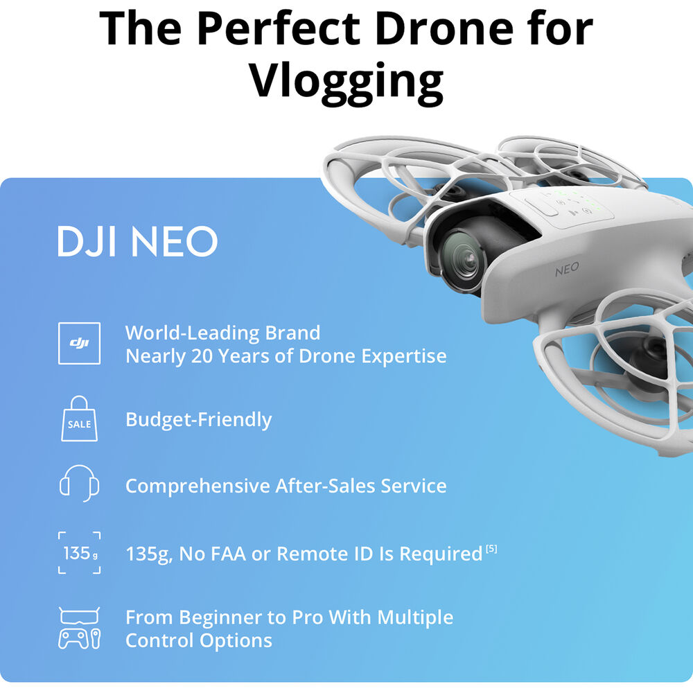 DJI Neo Fly More Combo | 4K Drone with AI Tracking | Canada