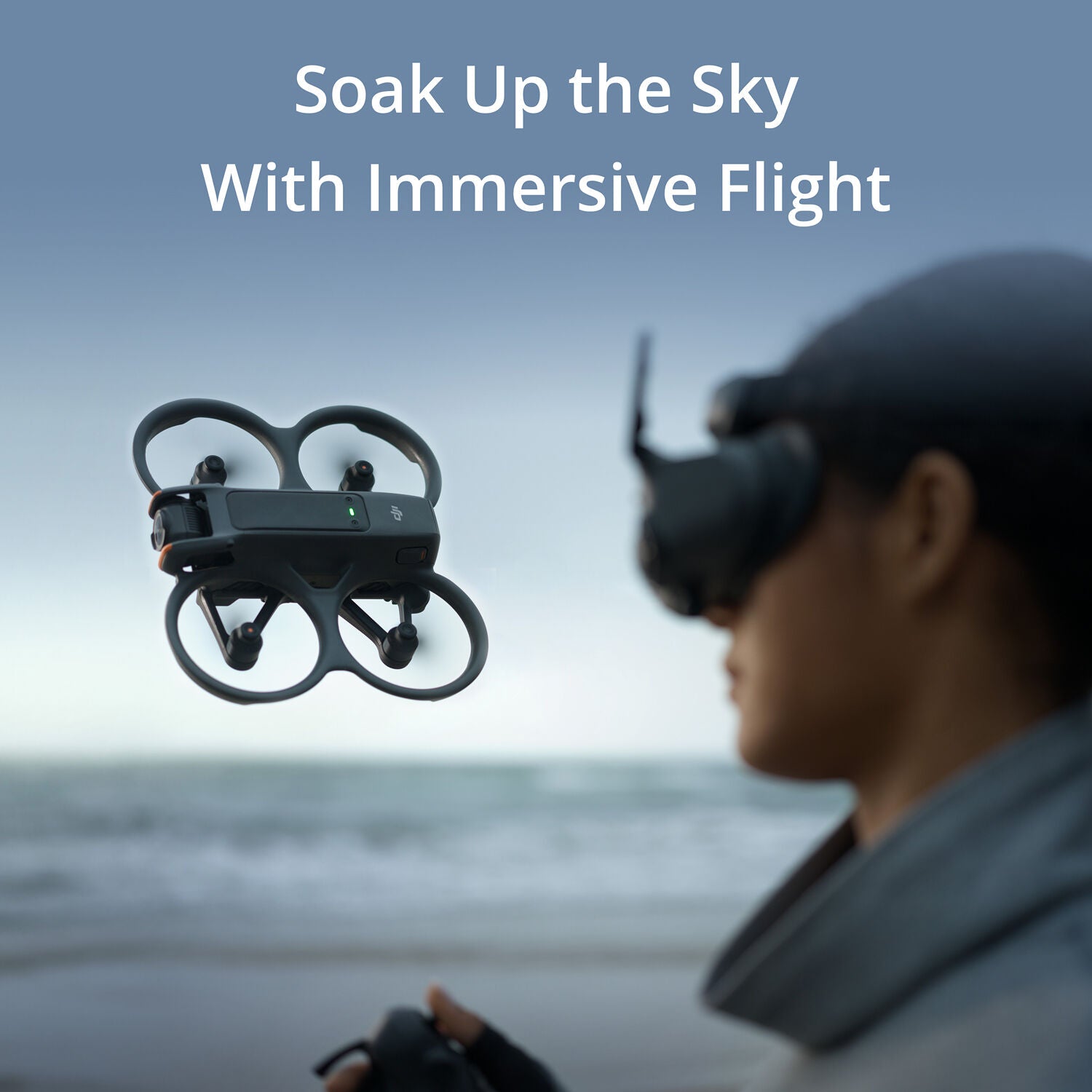 DJI Avata 2 FPV Drone with Goggles N3 & 1-Battery Fly Smart Combo