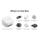 Émetteur DJI Mic Mini Clip-On avec microphone intégré (2,4 GHz, blanc arctique)