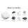 DJI Mic Mini Clip-On Transmitter with Built-In Microphone (2.4 GHz, Arctic White)