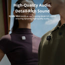 Émetteur DJI Mic Mini Clip-On avec microphone intégré (2,4 GHz, Infinity Noir)