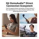 Émetteur DJI Mic Mini Clip-On avec microphone intégré (2,4 GHz, Infinity Noir)