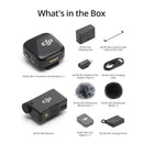 DJI Mic Mini Système de microphone sans fil compact compact pour caméra & Smartphone (2,4 GHz)