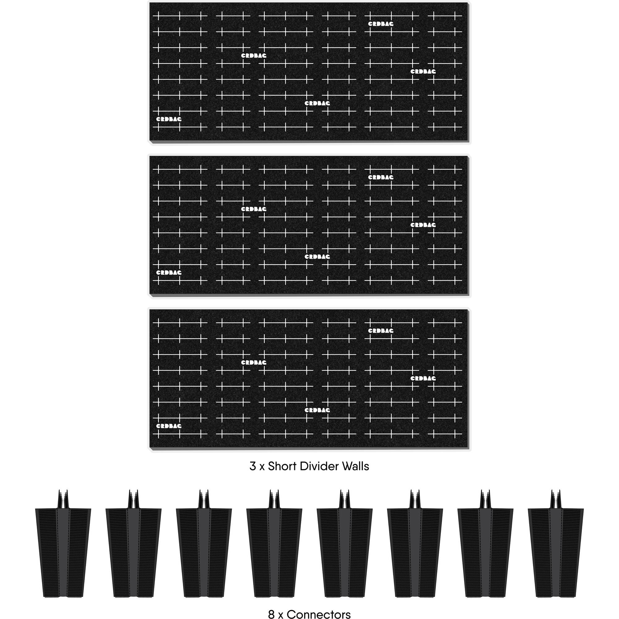 Extension de bagage à main CRDBAG GRID-DIVIDE (courte)