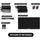 CRDBAG Grid-Lid Bundle 01 (Black)