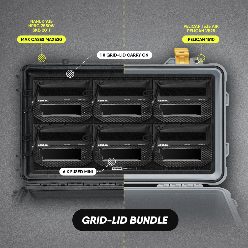 CRDBAG Lot de couvercles grillagés 03