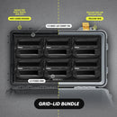 CRDBAG Lot de couvercles grillagés 03