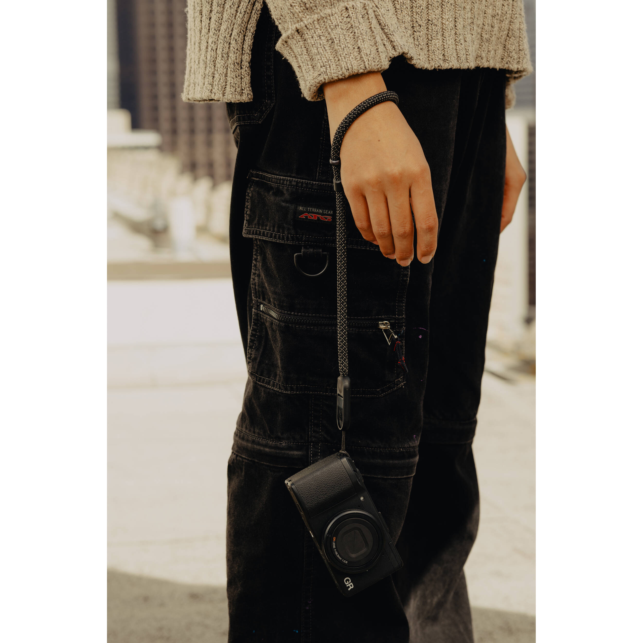 Peak Design Cuff Rope Camera Wrist Strap (Black)