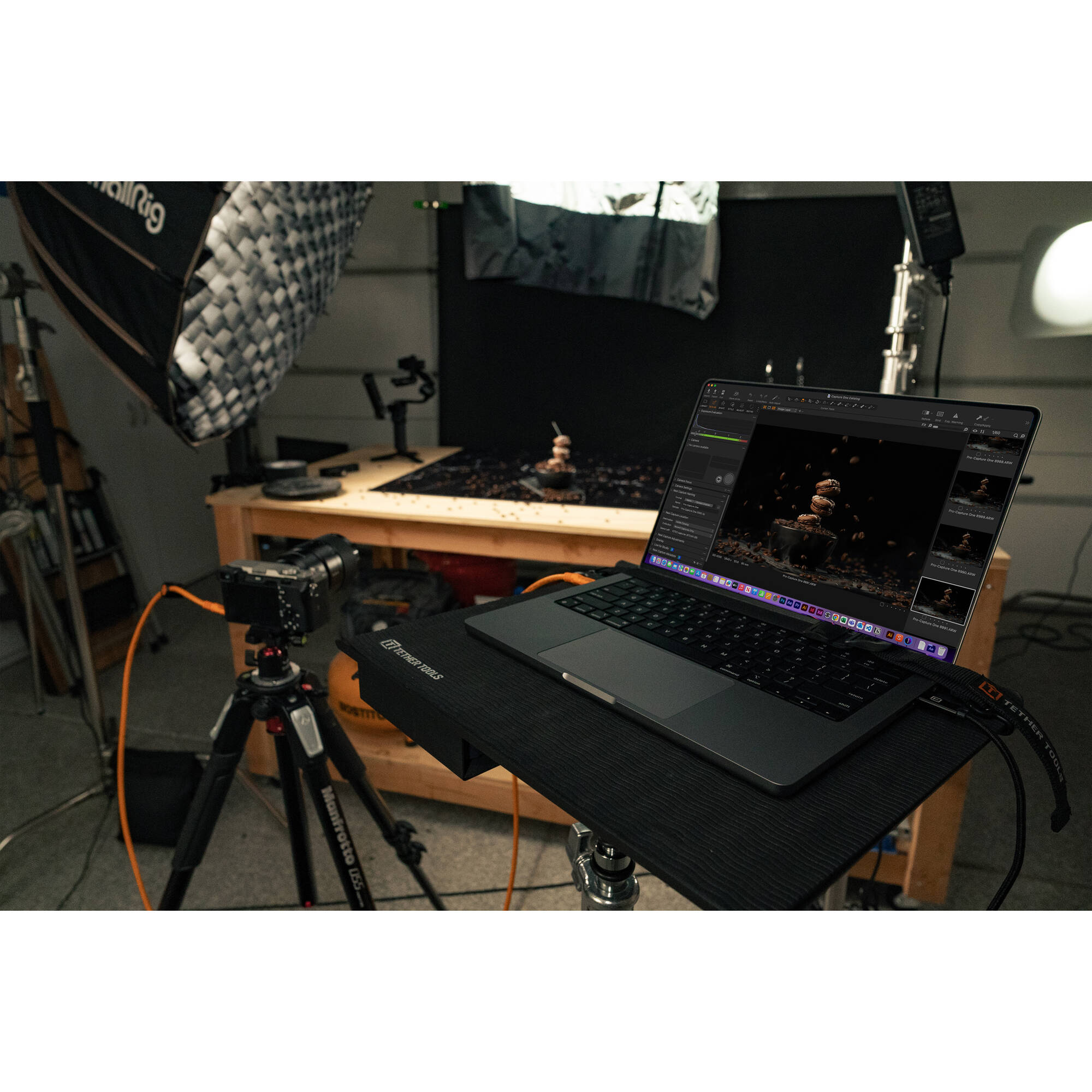 Tether Tools TetherPro Optima Câble USB-C (6', orange haute visibilité)