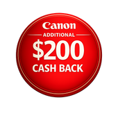Canon additional $200 cashback