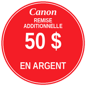 Remise additionnelle Canon de 50 $
