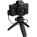 Panasonic Lumix G100 Mirrorless Camera with 12-32mm Lens + Tripod Grip