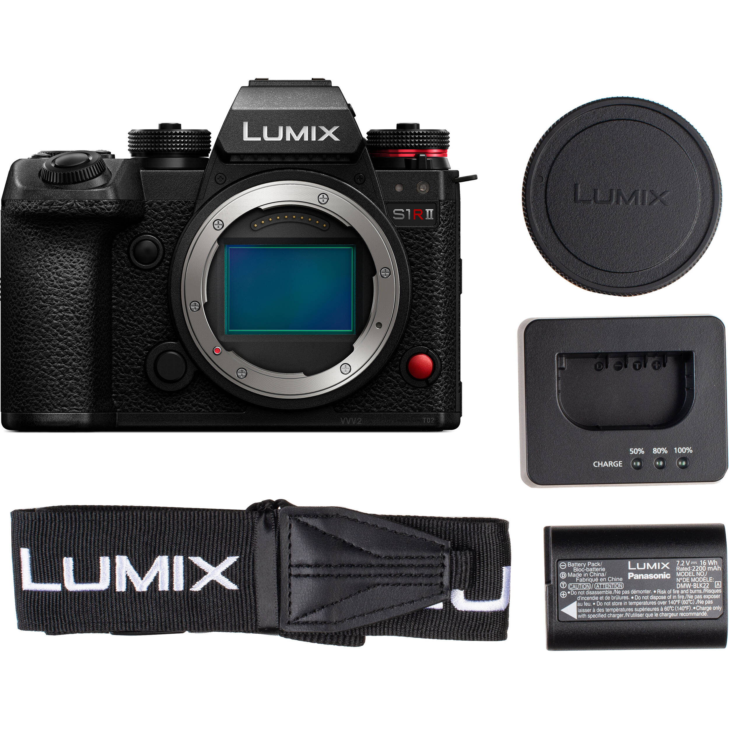 Panasonic Lumix S1R II sans miroir caméra avec 24-60 mm F2.8 Objectif