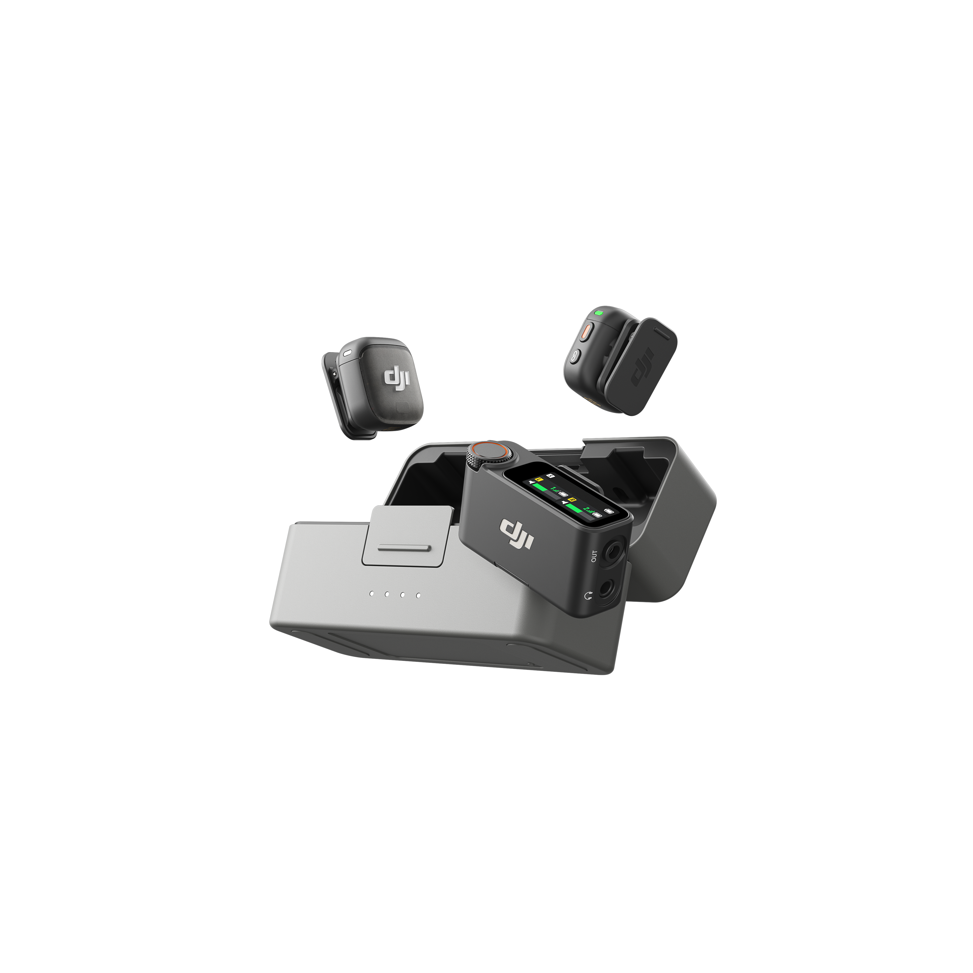 DJI Mic 3 Système de microphone/enregistreur sans fil compact pour 2 personnes pour caméra & Smartphone