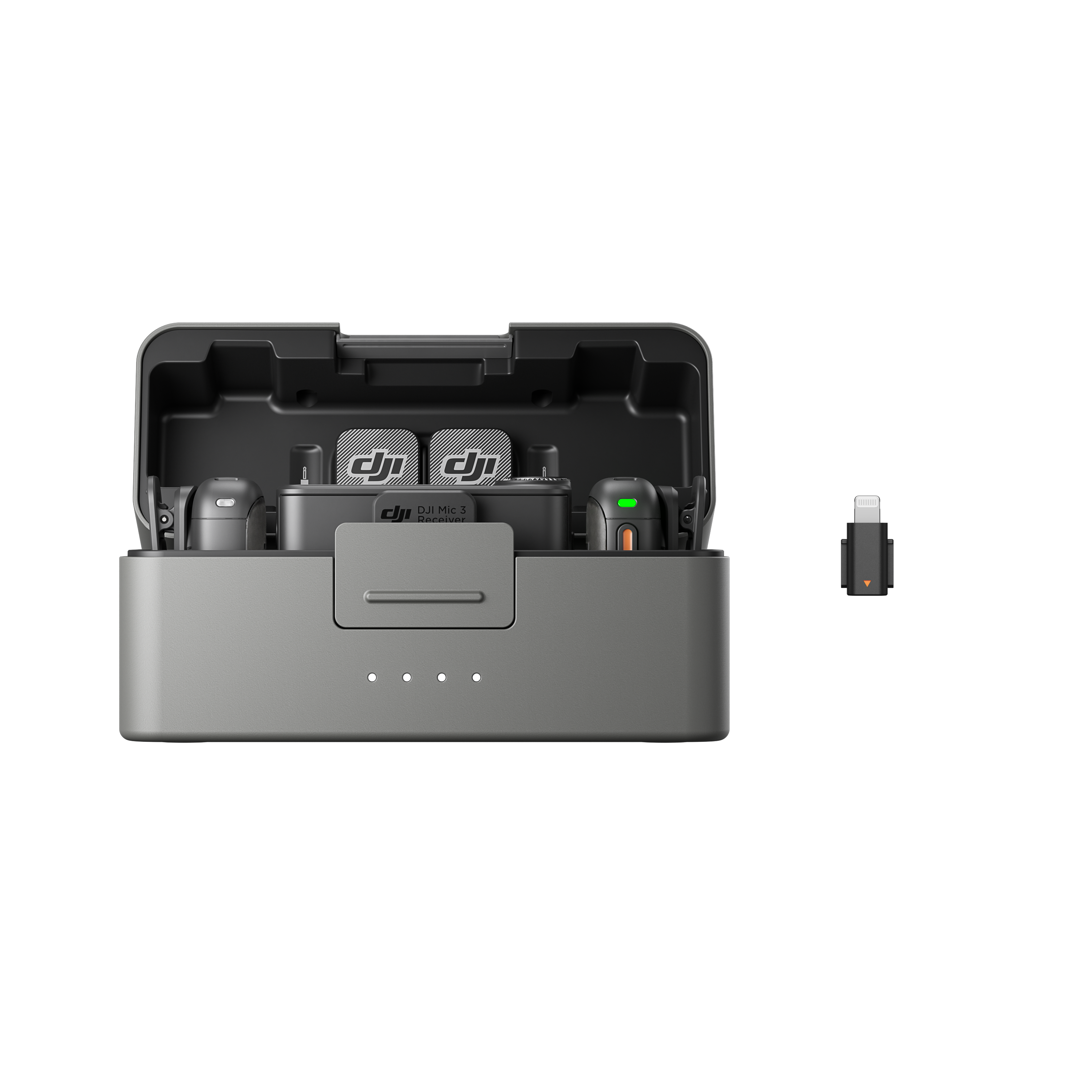 DJI Mic 3 Système de microphone/enregistreur sans fil compact pour 2 personnes pour caméra & Smartphone