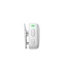 Émetteur DJI Mic Mini Clip-On avec microphone intégré (2,4 GHz, blanc arctique)