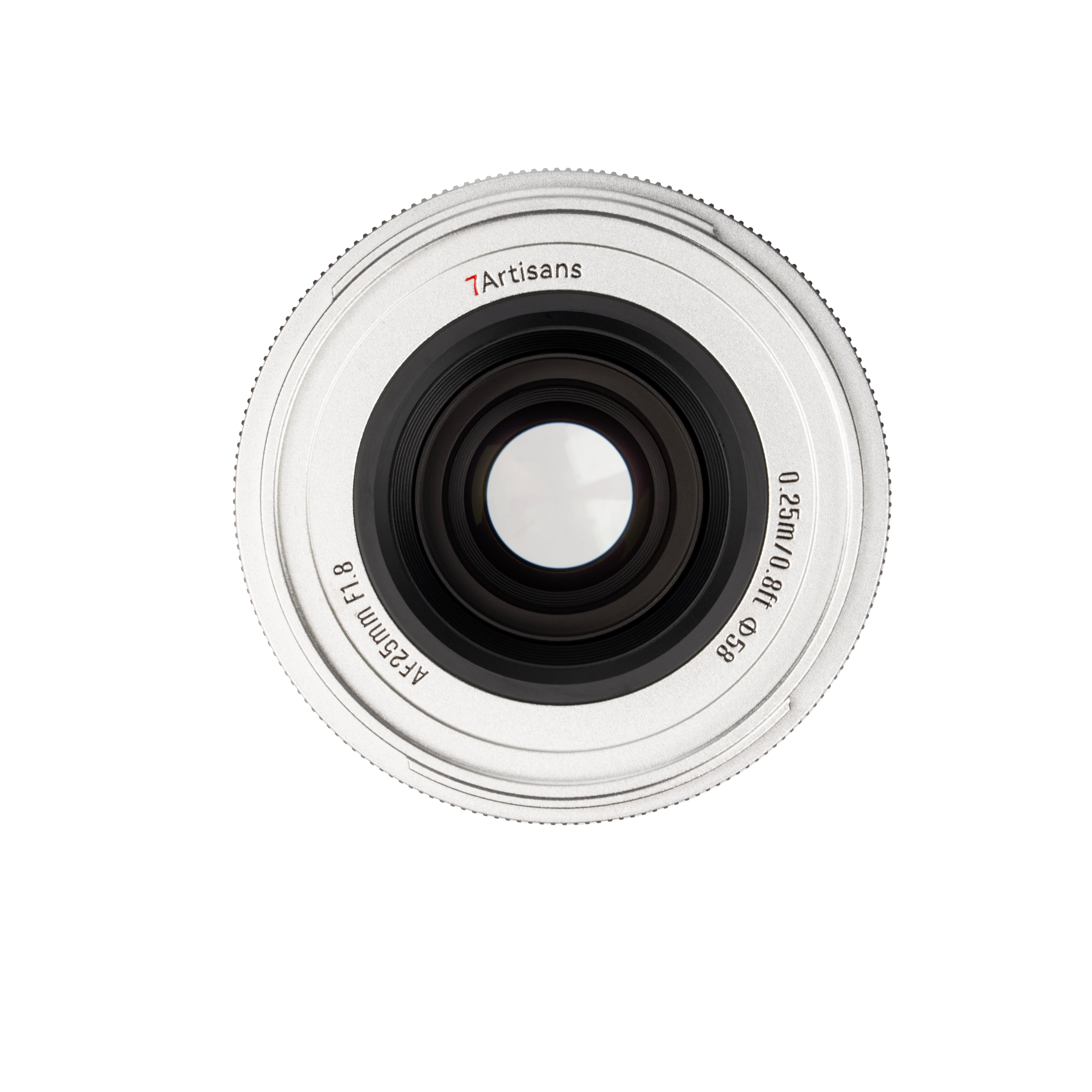 7artisans Lite Series 25mm F1.8 APS-C AF Lens - Silver (Fujifilm X)