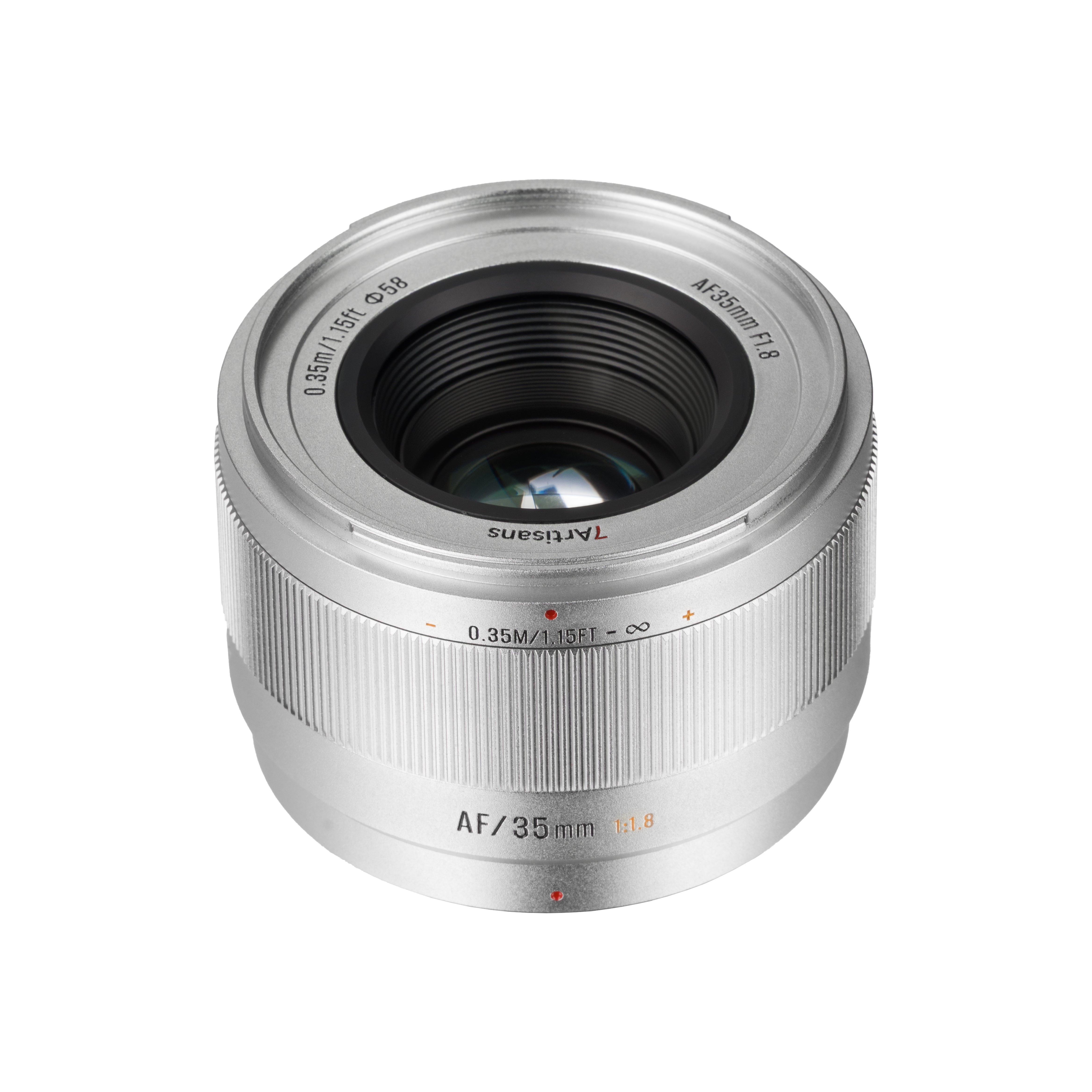 7artisans Lite Series 35mm F1.8 APS-C AF Lens - Silver (Fujifilm X)