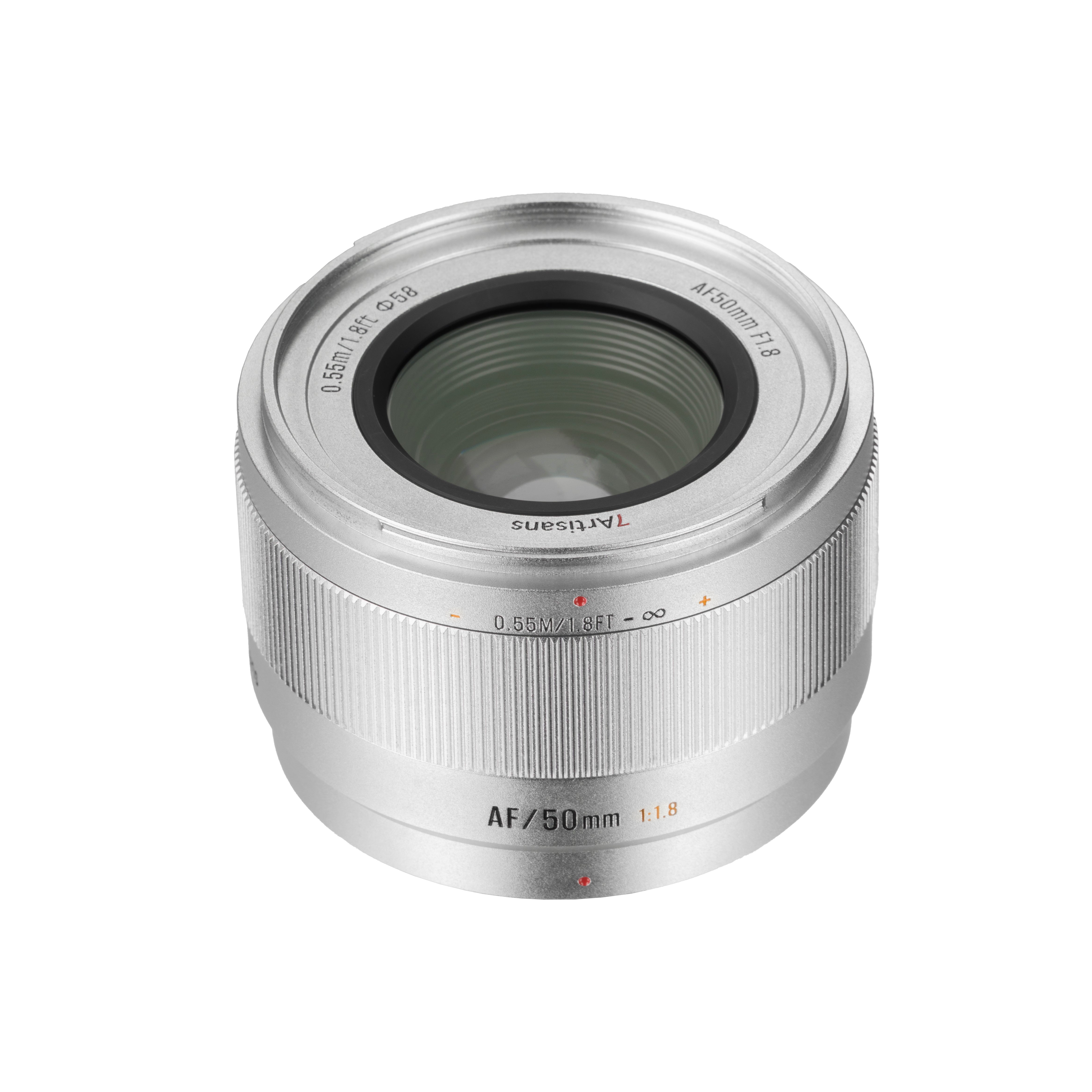 7artisans Lite Series 50mm F1.8 APS-C AF Lens - Silver (Fujifilm X)