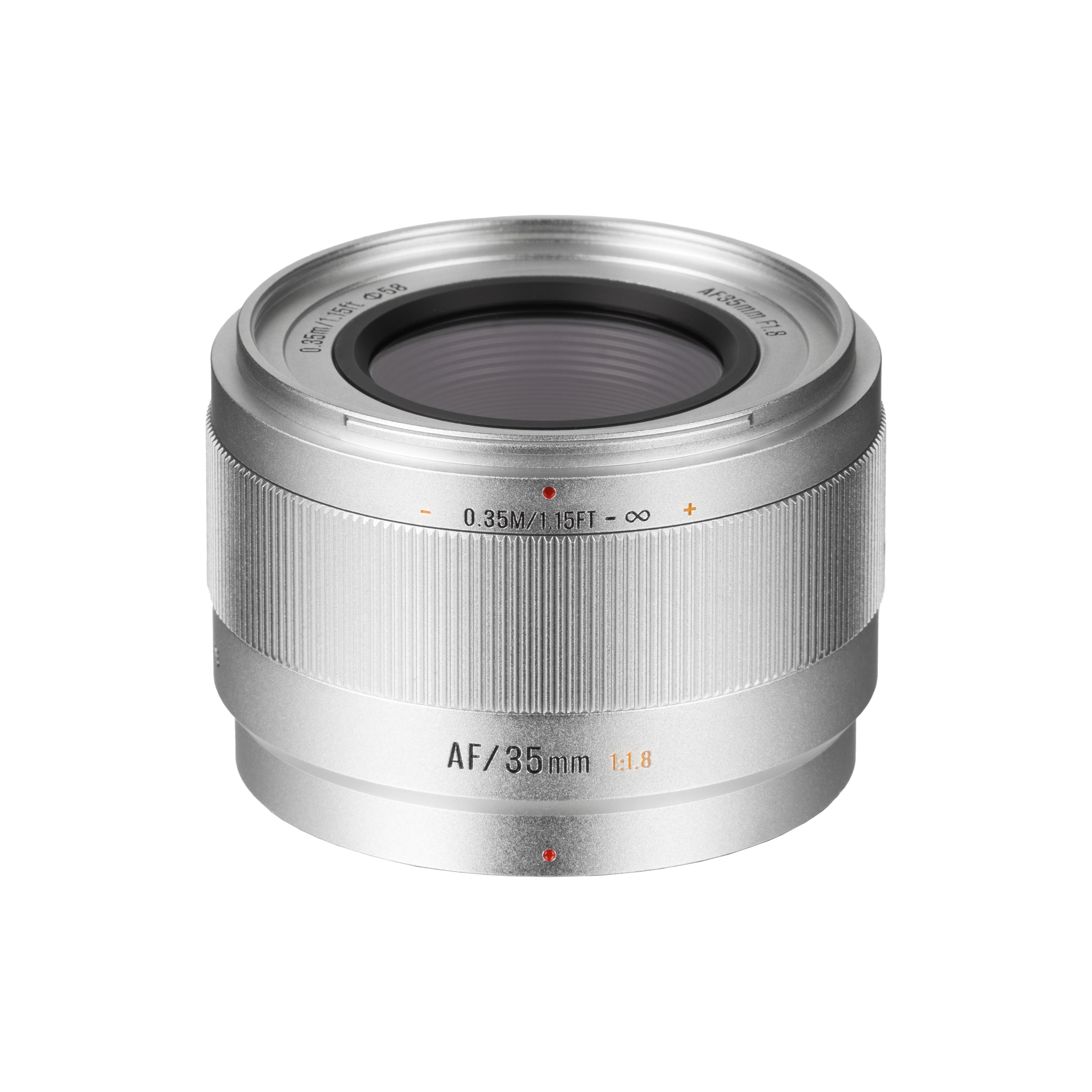 7artisans Lite Series 35mm F1.8 APS-C AF Lens - Silver (Fujifilm X)
