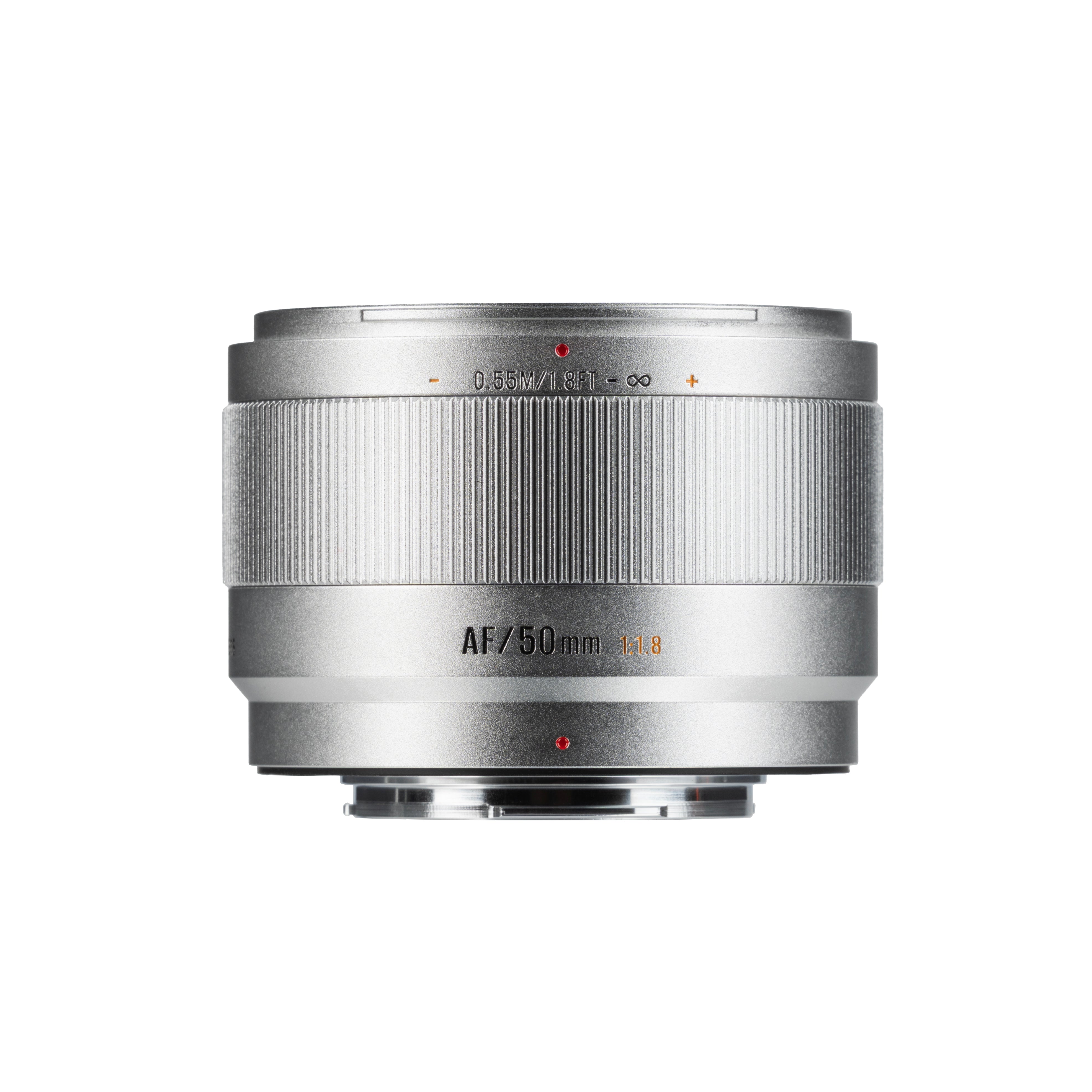 7artisans Lite Series 50mm F1.8 APS-C AF Lens - Silver (Fujifilm X)