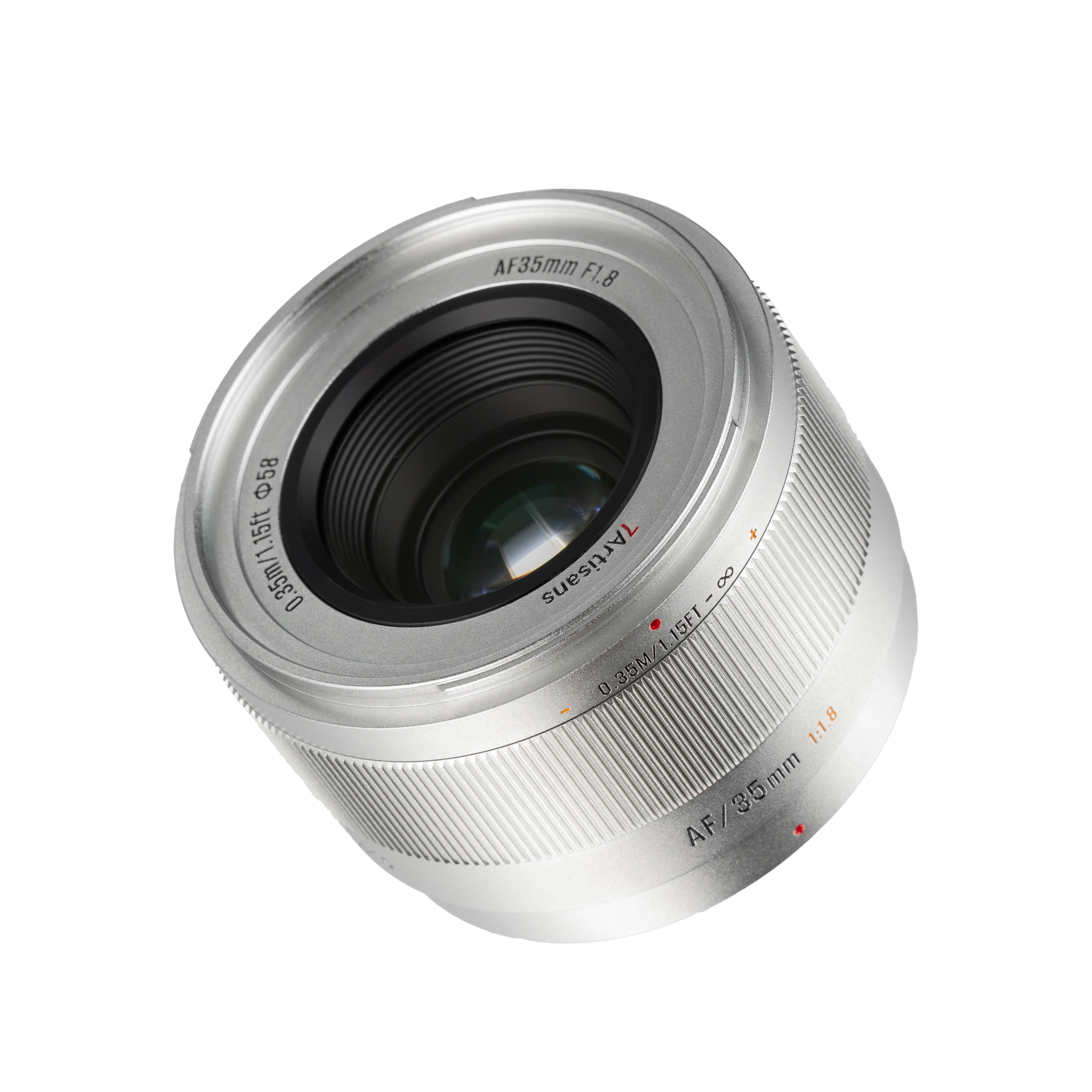 7artisans Lite Series 35mm F1.8 APS-C AF Lens - Silver (Fujifilm X)