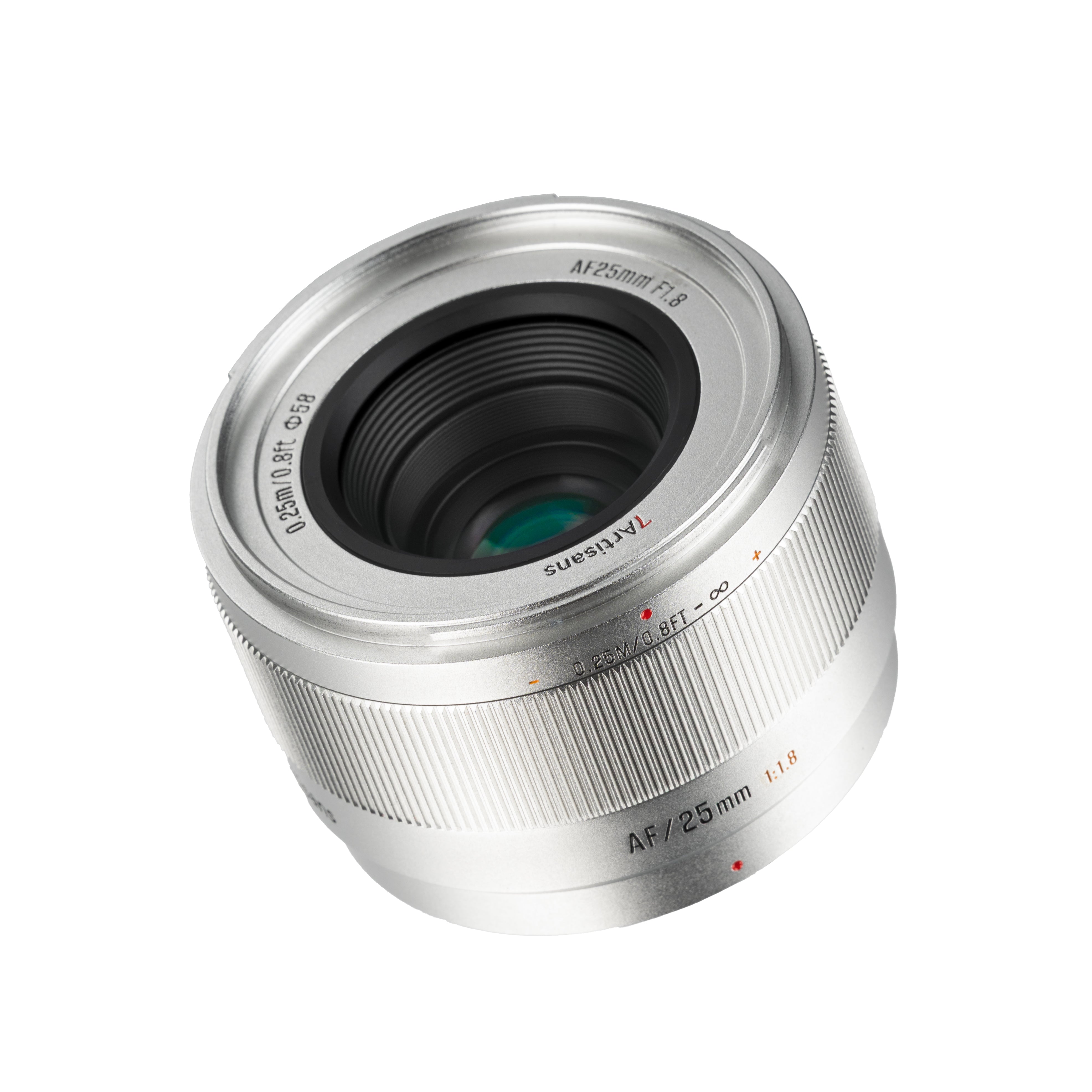 7artisans Lite Series 25mm F1.8 APS-C AF Lens - Silver (Fujifilm X)
