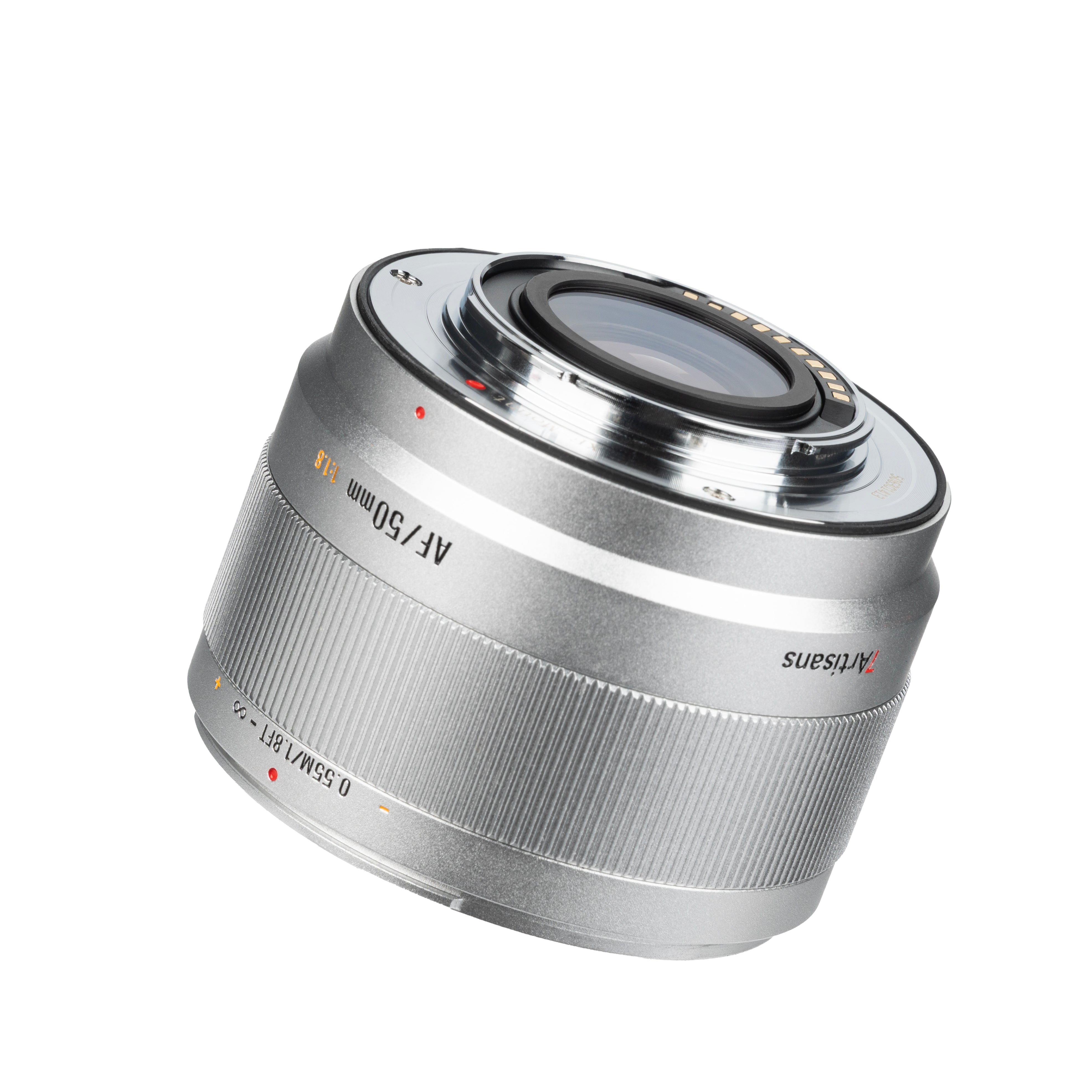 7artisans Lite Series 50mm F1.8 APS-C AF Lens - Silver (Fujifilm X)