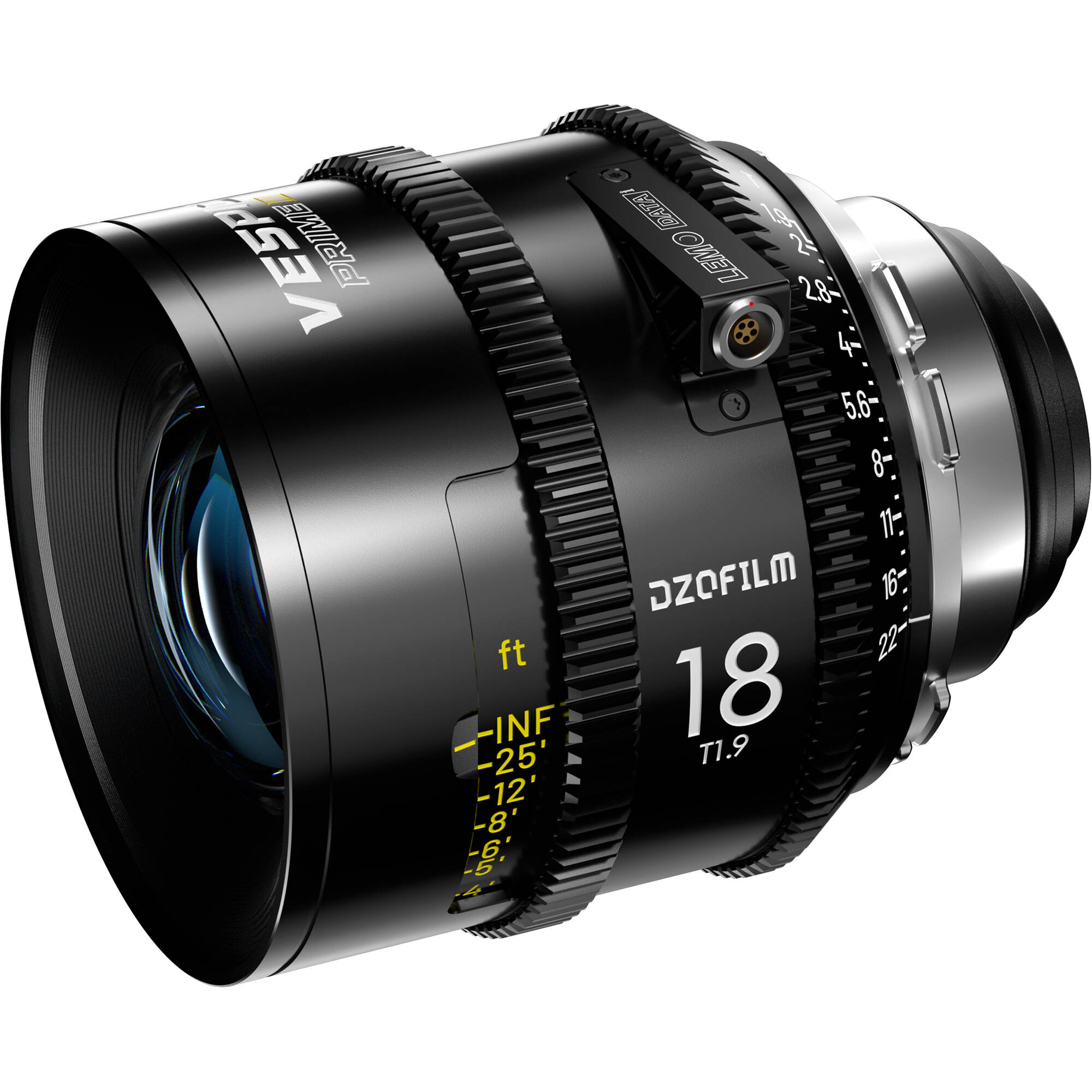 DZOFilm Vespid2 18 mm T1.9 Prime Objectif (ARRI PL, Pieds)