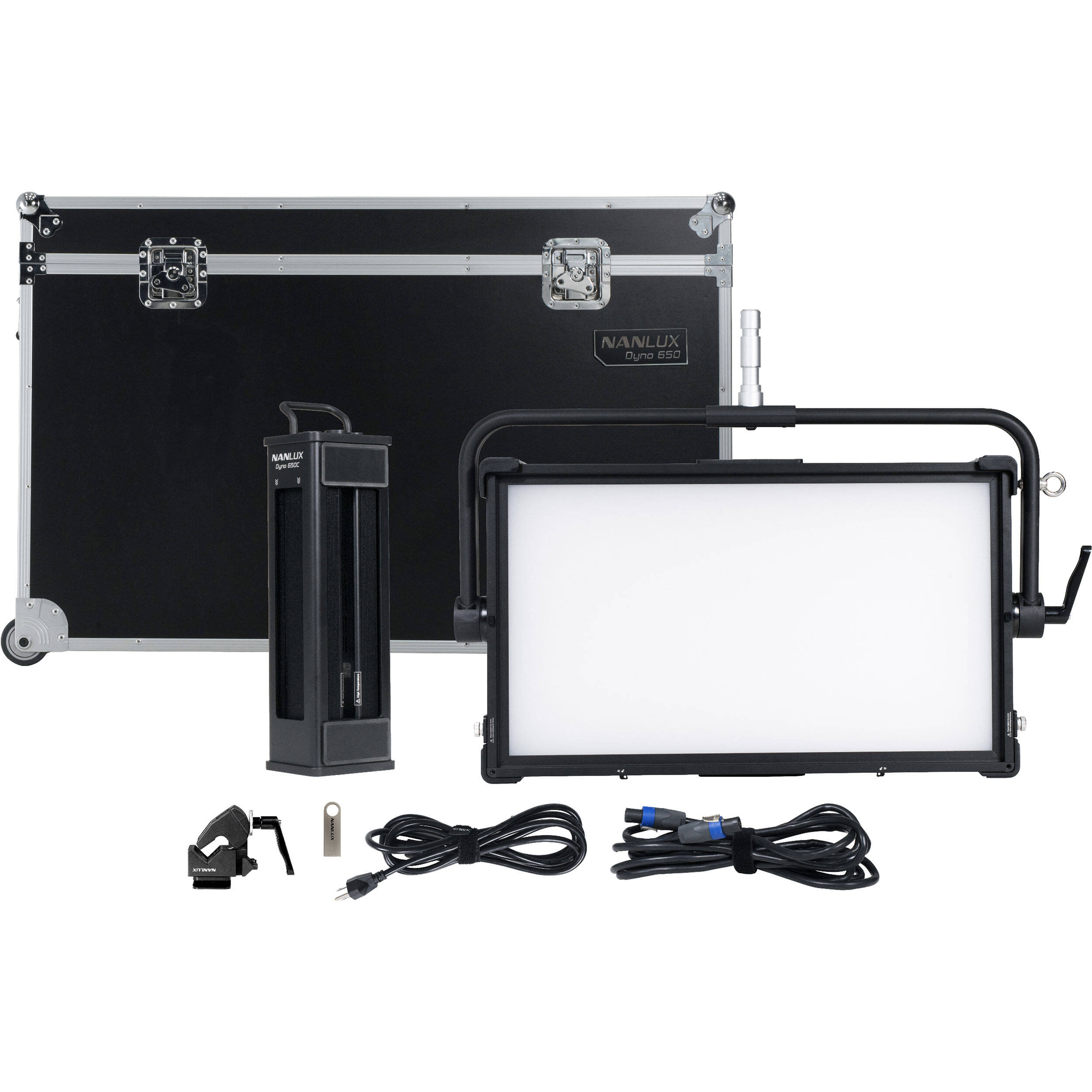 Nanlux DYNO 650C RGBWW Soft Panel Light with Flight case