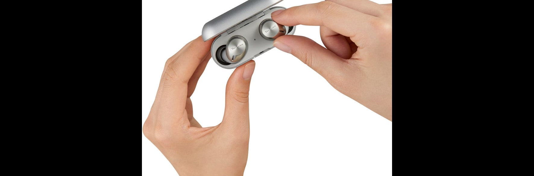 Technics True Wireless Noise Cancelling Earphones with Multipoint Bluetooth - Black