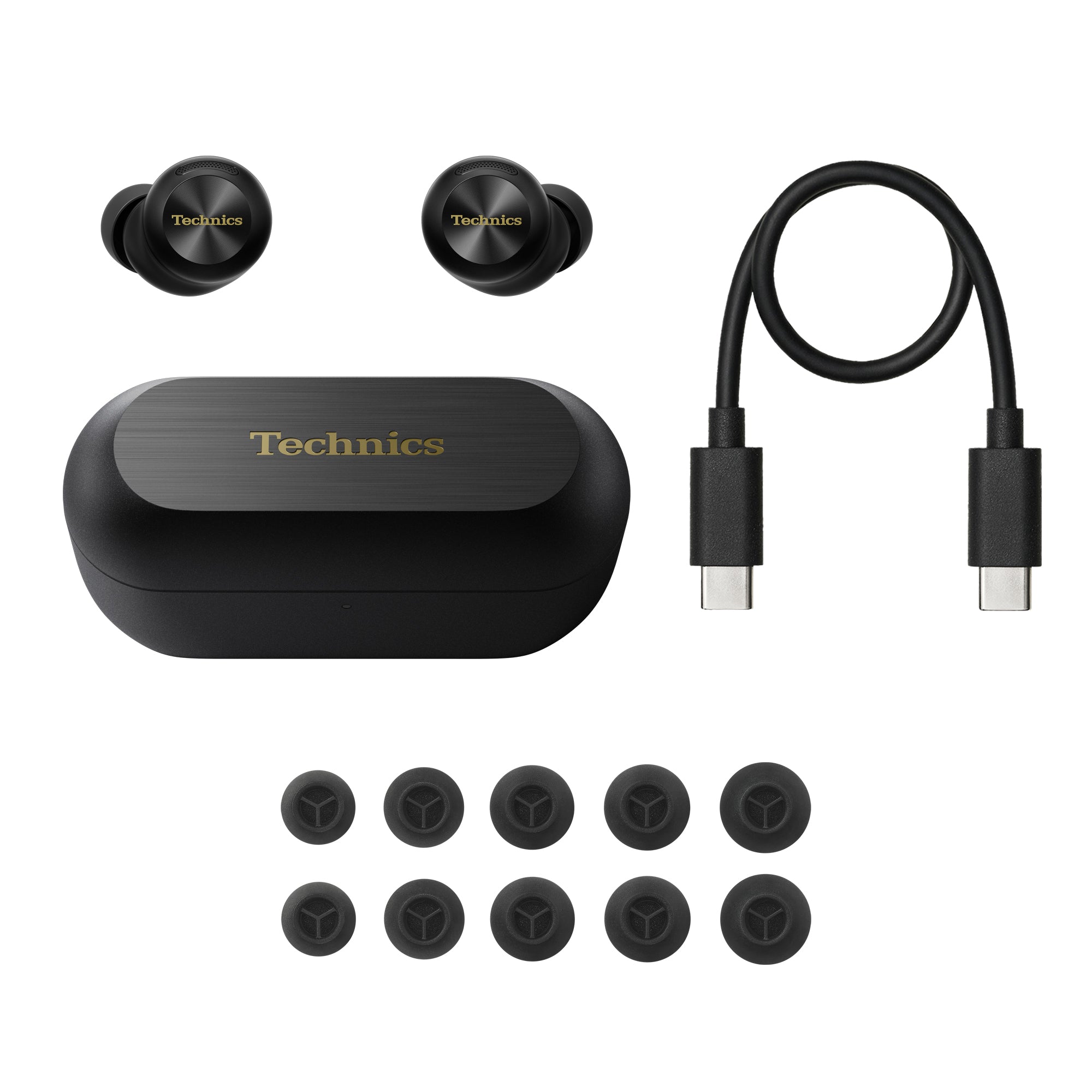 Panasonic Technics Rue Wireless Stéréo EAH-AZ100 EARBUDS - Noir