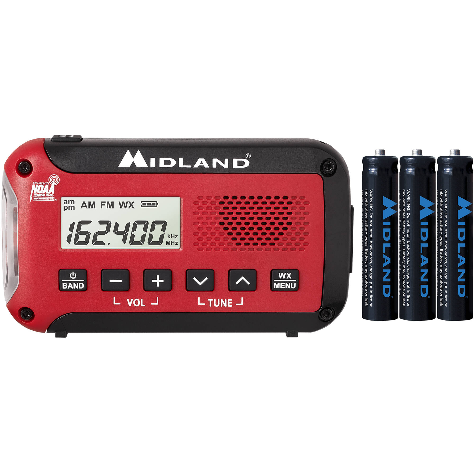 Midland ER10VP Portable Emergency Weather Alert Radio