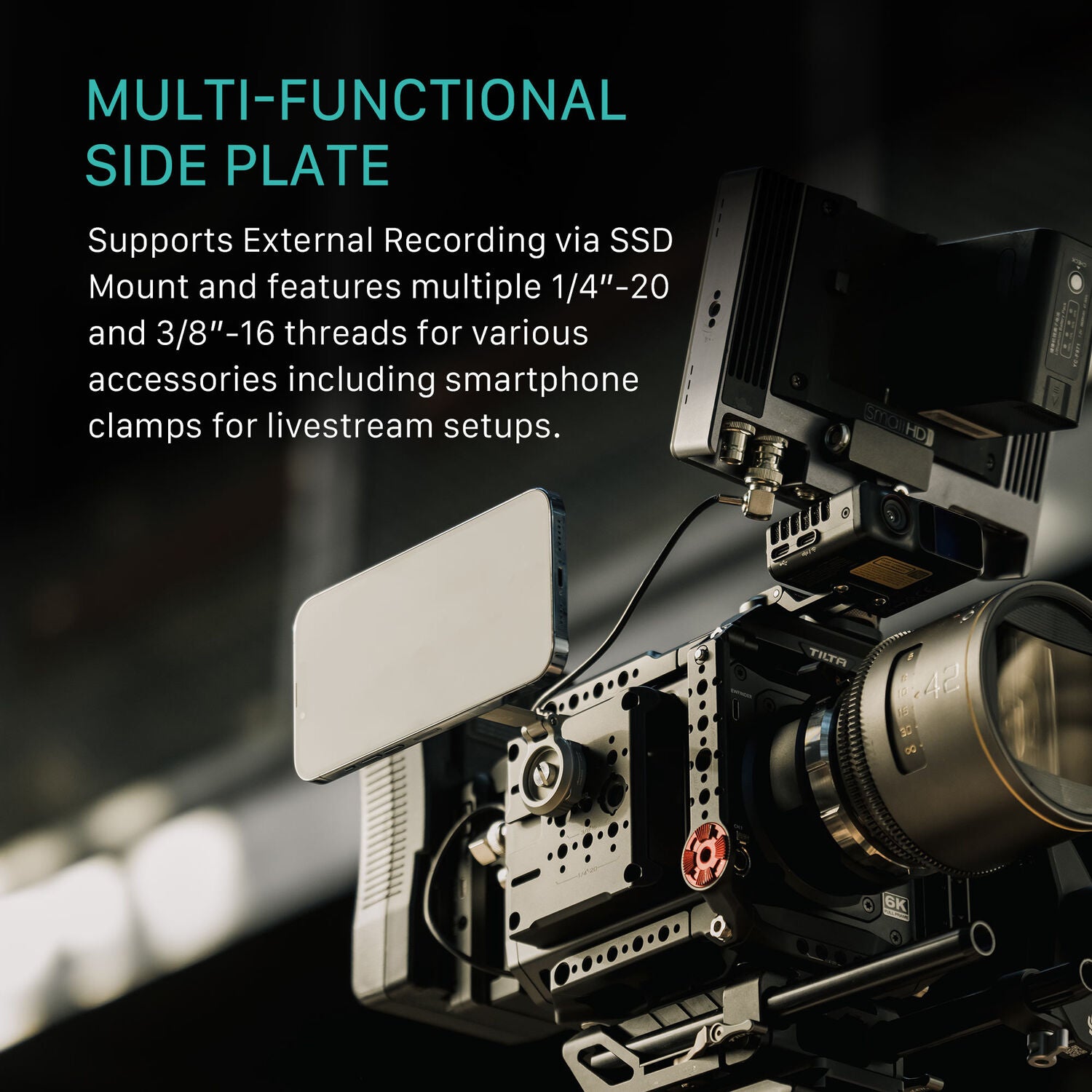 Tilta Camera Cage Pro Kit for Blackmagic PYXIS 6K/12K (V-Mount)