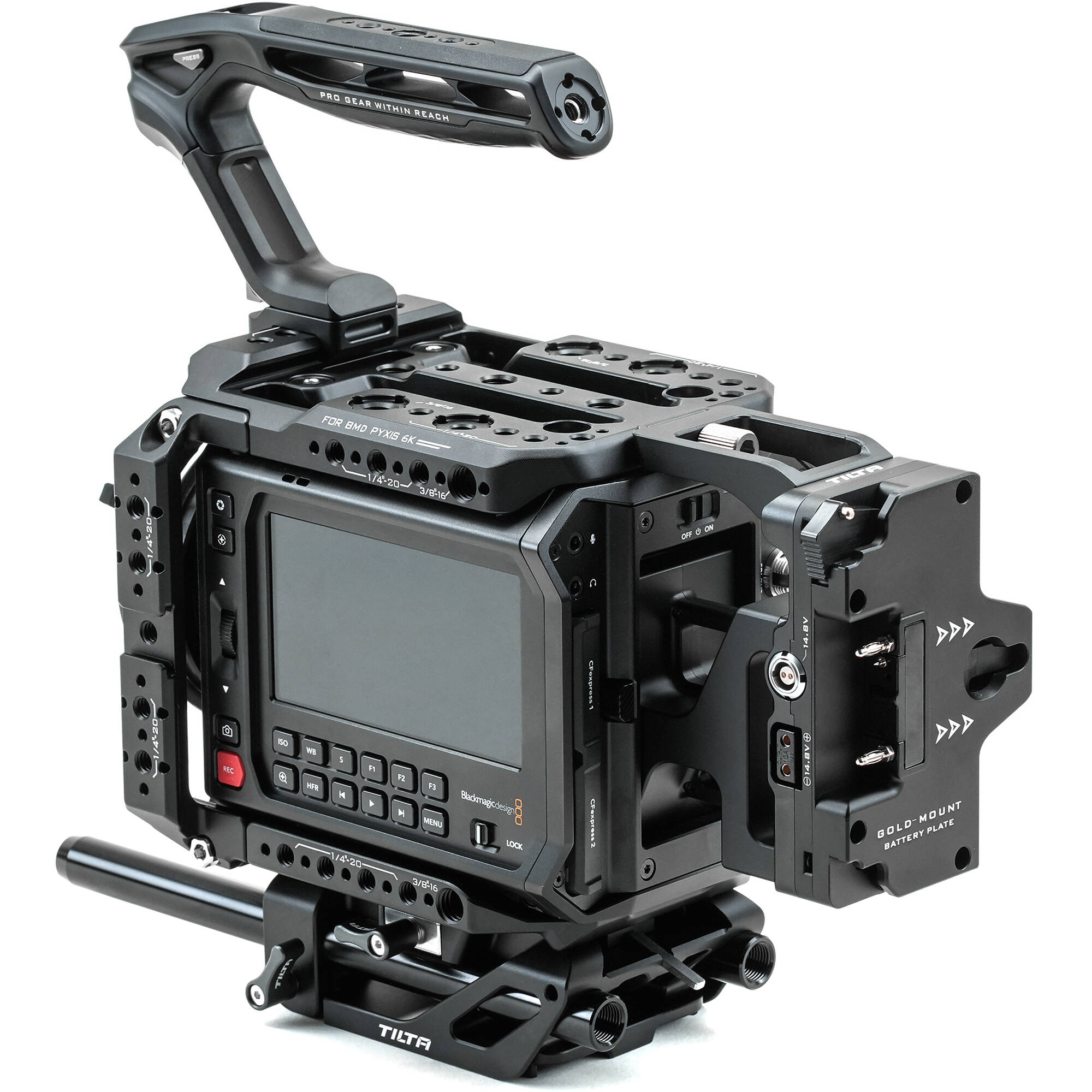 Tilta Camera Cage Pro Kit for Blackmagic PYXIS 6K/12K (V-Mount)