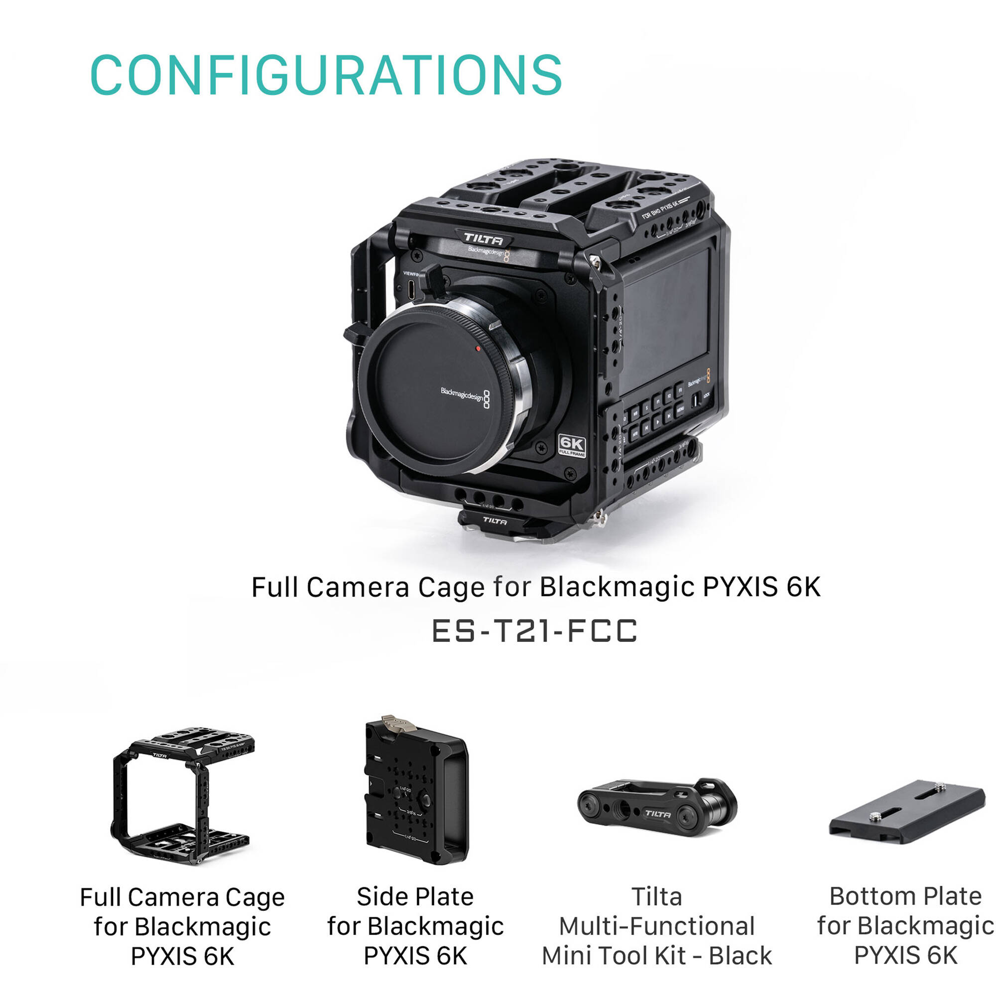 Tilta Full Camera Cage for Blackmagic PYXIS 6K/12K