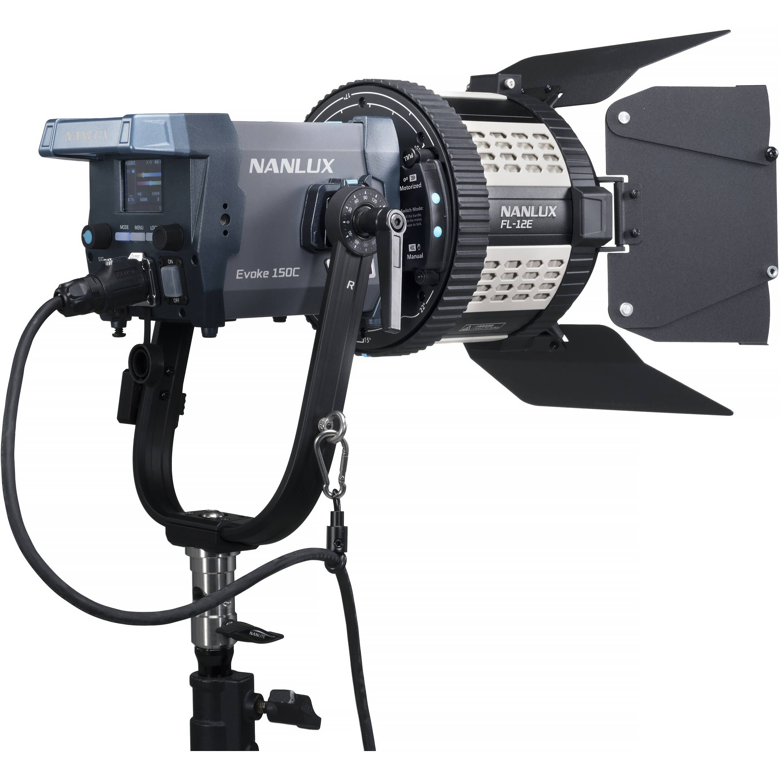 Nanlux FL-12E FE Mount Motorized Fresnel Lens (15-35°)