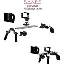 SHAPE Shoulder Mount Matte Box Follow Focus for Sony FX2