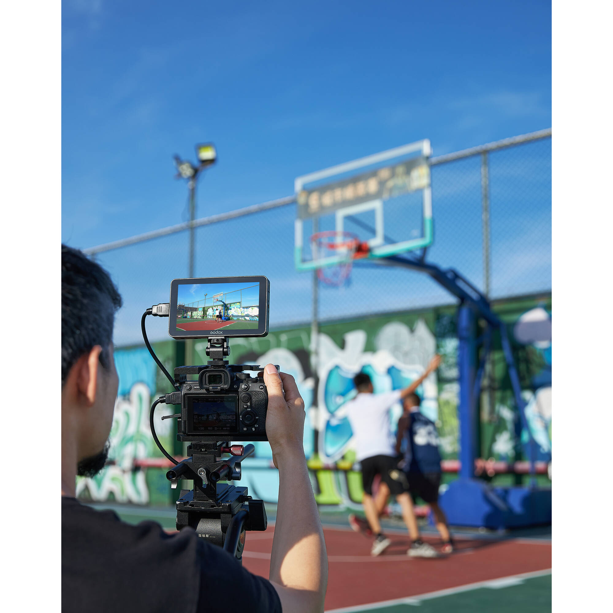 Godox GM55 5.5" 4K HDMI Touchscreen On-Camera Monitor