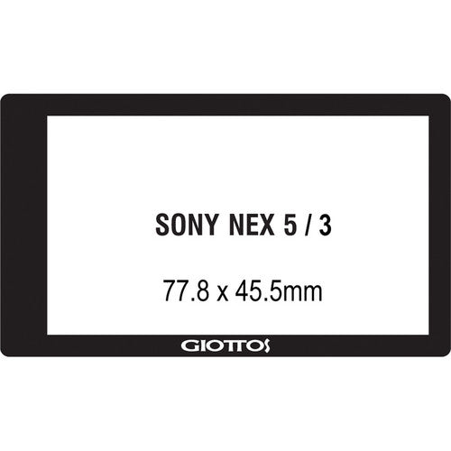 Giottos Aegis Professional M-C Schott Glass LCD Screen Protector for Sony Nex 3/5/7, A35, A55 and Olympus E-PL3